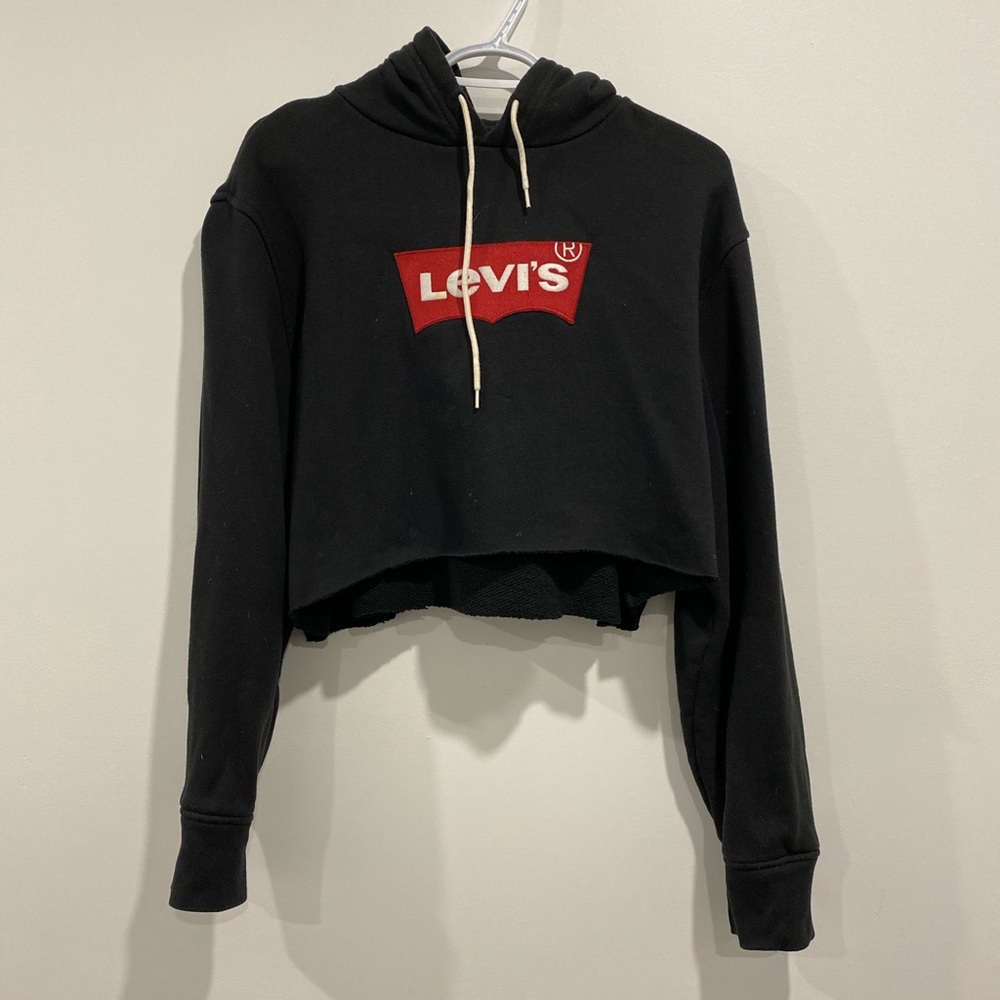 cropped XL levi’s sweater, oversized fit #levis